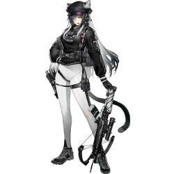 Rule 34 | 1girl, animal ears, arknights, black footwear, black gloves, black hat, black jacket, bow (weapon), cabbie hat, cat ears, cat tail, crossbow, ears through headwear, full body, gloves, hat, headset, jacket, leggings, liduke, long hair, long sleeves, looking at viewer, official alternate costume, official art, pants, schwarz (arknights), schwarz (skyline) (arknights), shoes, silver hair, solo, standing, tail, thigh strap, transparent background, very long hair, weapon, white pants, yellow eyes