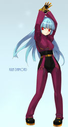 Rule 34 | 1girl, belt, gloves, kula diamond, orion (orionproject), pants, solo, the king of fighters
