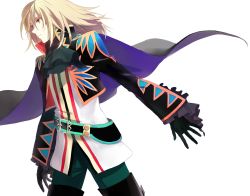 Rule 34 | 1boy, bad id, bad pixiv id, blonde hair, cape, cogiku, ascot, male focus, red eyes, richard (tales), solo, tales of (series), tales of graces