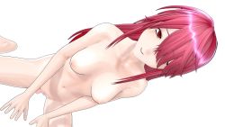 Rule 34 | 00s, 3d, animated, animated gif, breasts, censored, elfen lied, hair over one eye, highres, illusion soft, long hair, lucy (elfen lied), navel, nipples, red eyes, red hair, sex, smile, ugoira