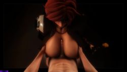 Rule 34 | 1boy, 1girl, 3d, amputee, animated, baiken, grabbing another&#039;s breast, breasts, clothed female nude male, clothed sex, drakepowers, eyepatch, closed eyes, grabbing, guilty gear, highres, holding, holding weapon, katana, large breasts, long hair, looking at viewer, muscular, muscular male, nude, paizuri, penis, pink hair, ponytail, pov, sword, weapon, video