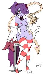 Rule 34 | 1girl, bigdead, breasts, highres, leviathan (skullgirls), skullgirls, solo, squigly (skullgirls), tagme, uncensored, zombie