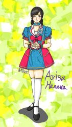 Rule 34 | 1girl, dress, hanawa arisa, highres, idol, purelymonster, silva ginzaki, white legwear