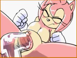 Rule 34 | 1girl, aku tojyo, amy rose, animal nose, animated, animated gif, blush, bouncing breasts, breasts, cervix, clenched hand, clitoris, eyelashes, furry, furry female, furry with non-furry, gloves, interspecies, large insertion, looking down, lying, moaning, nipples, nude, object insertion, on back, open mouth, pussy, pussy juice, sega, solo, sonic (series), sonic (series), spread legs, stomach bulge, tentacle sex, tentacles, vaginal, white background