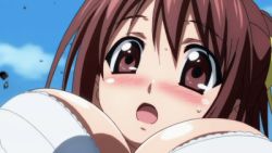 Rule 34 | animated, animated gif, blush, bouncing breasts, breasts, large breasts, lowres, mitsuki sohara, sora no otoshimono
