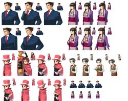 Rule 34 | 2boys, 2girls, ^ ^, absurdres, ace attorney, ace attorney investigations, aged down, annoyed, apollo justice: ace attorney, asymmetrical hair, beads, black dress, black eyes, black hair, blunt bangs, blush, blush stickers, book, bow, bowtie, brooch, brown hair, capcom, cape, child, clenched teeth, closed eyes, crossed arms, dress, fanny pack, fingernails, formal, frown, game sprite, grey eyes, grey hair, grin, hair beads, hair intakes, hair ornament, half updo, hand on another&#039;s chin, hand on own chin, hand on own hip, hands on own hips, happy, hat, highres, japanese clothes, jewelry, kimono, long hair, long sleeves, looking down, magatama, magician, maya fey, miles edgeworth, multiple boys, multiple girls, necklace, necktie, official style, open book, open mouth, own hands together, parody, phoenix wright, pink hat, pout, sad, sash, scarf, short hair, sleeveless, smile, spoilers, suit, surprised, sweat, tears, teeth, thinking, top hat, topknot, traditional bowtie, transparent background, trucy wright, vest, wide-eyed, wrist wrap