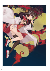Rule 34 | 1girl, absurdres, ahoge, anchor, ass, asymmetrical legwear, azur lane, black thighhighs, breasts, brown hair, bun cover, closed mouth, coat, commentary request, dress, from side, full body, fur-trimmed hood, fur trim, grey footwear, hair between eyes, hairband, hairpods, hands up, highres, hood, hood down, hooded coat, index finger raised, long hair, long sleeves, looking at viewer, looking to the side, luicent, open clothes, open coat, pelvic curtain, ping hai (azur lane), red dress, red eyes, shoes, sidelocks, single thighhigh, small breasts, solo, thighhighs, twintails, uneven legwear, very long hair, white coat, white hairband