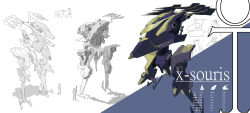 Rule 34 | armored core, armored core: for answer, back, concept art, from software, front, highres, mecha, people, robot