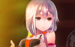 Rule 34 | 10s, 1girl, cao xiong, guilty crown, long hair, pink hair, portrait, red eyes, solo, twintails, yuzuriha inori