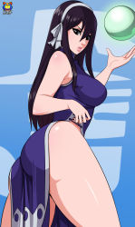Rule 34 | absurdres, ass, breasts, china dress, chinese clothes, dress, fairy tail, highres, kyoffie, large breasts, ultear milkovich