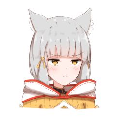 Rule 34 | 1girl, animal ears, brown hair, cat ears, cat girl, chirun0, closed mouth, facepaint, jumpsuit, looking at viewer, nia (xenoblade), pout, short hair, solo, transparent background, xenoblade chronicles (series), xenoblade chronicles 2, yellow eyes, yellow jumpsuit