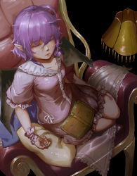 Rule 34 | absurdres, bad id, bad pixiv id, highres, pointy ears, remilia scarlet, sitting, solo, tagme, touhou, zuosi zhichu