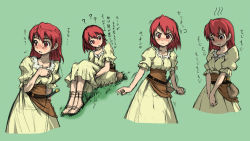 Rule 34 | 00s, ?, bad id, bad pixiv id, blush, cecily cambell, dress, red hair, rohitsuka, seiken no blacksmith, sketch, translation request