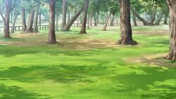 Rule 34 | day, fence, film grain, game cg, grass, izumi tsubasu, no humans, non-web source, official art, outdoors, re:stage!, scenery, tree