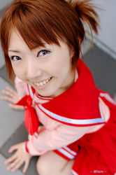 Rule 34 | cosplay, photo (medium), rin, sasamori karin, school uniform, serafuku, tagme, to heart, to heart (series)