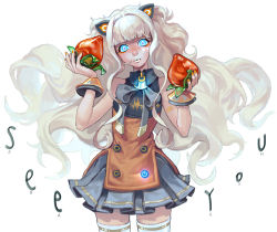 Rule 34 | + +, 1girl, animal ears, bad id, bad pixiv id, barcode, blonde hair, blue eyes, bow, bracelet, creepy, female focus, food, fruit, headset, horror (theme), jewelry, long hair, makeup, nail polish, persimmon, plant, seeu, shabomu, skirt, solo, thighhighs, very long hair, vocaloid, white background, white thighhighs, zettai ryouiki