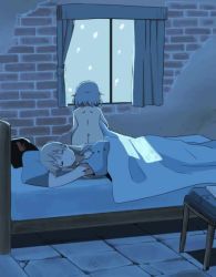 Rule 34 | 2girls, animated, ass, bed, blanket, brick wall, butt crack, codeyamada, curtains, dressing, eila ilmatar juutilainen, holding hands, long hair, multiple girls, nude, panties, pillow, sanya v. litvyak, short hair, silver hair, sleeping, snow, snowflakes, snowing, strike witches, topless, underwear, underwear only, waking up, video, white panties, window, world witches series, yuri