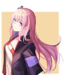 Rule 34 | 1girl, 3 small spiders, absurdres, blue eyes, breasts, closed mouth, commentary, dress, from side, girls&#039; frontline, highres, jacket, long hair, looking at viewer, open clothes, open jacket, pink hair, purple jacket, side ponytail, small breasts, solo, st ar-15 (girls&#039; frontline), upper body, white dress