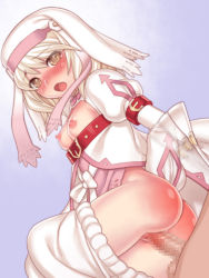 Rule 34 | alice (tales), ass, blonde hair, blush, breasts, brown eyes, censored, mosaic censoring, nipples, penis, pussy, reddened butt, sex, small breasts, tales of (series), tales of symphonia, tales of symphonia: dawn of the new world, vaginal