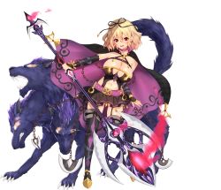 Rule 34 | 1girl, awakening (sennen sensou aigis), blonde hair, boots, breasts, cape, cerberus (sennen sensou aigis), chain, detached sleeves, full body, gluteal fold, holding, holding polearm, holding spear, holding weapon, large breasts, looking at viewer, mataro (matarou), moltena (sennen sensou aigis), navel, official art, open mouth, polearm, red eyes, sennen sensou aigis, short hair, skirt, spear, thigh boots, thighhighs, transparent background, weapon