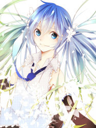 Rule 34 | 1girl, blue eyes, blue hair, detached sleeves, hatsune miku, heart, heart-shaped pupils, matching hair/eyes, solo, symbol-shaped pupils, twintails, vocaloid