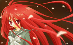 Rule 34 | ahoge, long hair, red eyes, red hair, school uniform, shakugan no shana, shana, solo, yuzu tanuki
