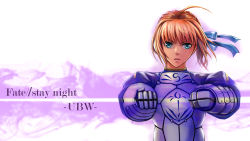 Rule 34 | 1girl, absurdres, ahoge, aqua eyes, armor, artoria pendragon (fate), blonde hair, blue eyes, breastplate, excalibur (fate/stay night), fate/stay night, fate (series), gauntlets, green eyes, heary, highres, invisible air (fate), saber (fate), solo, sword, weapon