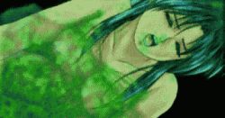 Rule 34 | 1girl, animated, animated gif, blob, closed eyes, green theme, lowres, monster, open mouth, peril, sex, source request