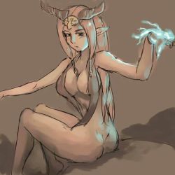 Rule 34 | 1girl, bikini, blush, breasts, cleavage, fire emblem, fire emblem echoes: shadows of valentia, fire emblem gaiden, horns, jewelry, long hair, looking at viewer, nintendo, nuibaba, pink hair, pointy ears, ring, solo, swimsuit, tagme, witch