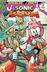 Rule 34 | 1boy, alternate hairstyle, amy rose, animal nose, archie comics, artist name, blindfold, blonde hair, blue eyes, braid, capcom, company name, copyright name, cover, cover page, crossover, english text, furry, furry female, gloves, grass, green eyes, hand mirror, helmet, long hair, mega man (character), mega man (classic), mega man (series), mega man x (series), mega man zero (series), met (mega man), mirror, official art, open mouth, outdoors, rush (mega man), sega, single braid, sitting, sonic (series), sonic boom (series), sonic the hedgehog, sonic the hedgehog (archie comics), sticks the badger, tree, weapon, white gloves, zero (mega man)