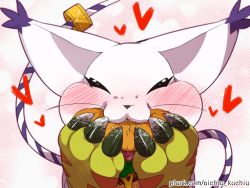 Rule 34 | animal ears, cat, cat ears, digimon, eating, food, gloves, holy ring, jewelry, ring, tail, tailmon