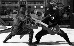 Rule 34 | battle, epic, guitar, instrument, lowres, mask, ninja