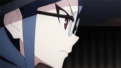 Rule 34 | 10s, 2girls, angry, animated, animated gif, anne finneran, blue hair, brown hair, eye contact, glasses, hat, little witch academia, looking at another, lowres, multiple girls, red eyes, tagme, talking, ursula callistis, walking, witch, witch hat