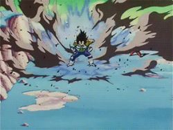 Rule 34 | 2boys, animated, animated gif, armor, aura, battle, black hair, blue grass, blue tree, boots, clenched teeth, cloud, dragon ball, dragonball z, emphasis lines, fight, floating, ginyu force, gloves, green sky, long gif, lowres, multiple boys, muscular, muscular male, namek, outdoors, recoome, red hair, saiyan armor, scouter, sky, spiked hair, surprised, teeth, torn clothes, tree, vegeta, white footwear, white gloves, widow&#039;s peak