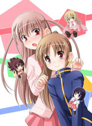 Rule 34 | 5girls, atarashi ako, jacket, long sleeves, matsumi kuro, multiple girls, saki (manga), takakamo shizuno, track jacket
