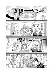Rule 34 | &gt; &lt;, 10s, 4koma, 6+girls, ahoge, animal ears, arachne, arthropod girl, bacon, black sclera, bow, bread, breasts, centaur, centorea shianus, chuunibyou, cleavage, colored sclera, comic, cup, dress, dullahan, eating, egg, extra eyes, closed eyes, feathered wings, food, fork, greyscale, hair ornament, hairclip, harpy, harukabo, horse ears, insect girl, lala (monster musume), lamia, large breasts, long hair, medium breasts, miia (monster musume), monochrome, monster girl, monster musume no iru nichijou, multiple girls, papi (monster musume), pointy ears, ponytail, rachnera arachnera, salad, sausage, scales, slime girl, spider girl, suu (monster musume), taur, tongue, tongue out, translation request, winged arms, wings