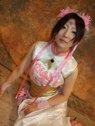 Rule 34 | amane, china dress, chinese clothes, cosplay, diao chan, dress, flower, hair ribbon, photo (medium), ribbon, shin sangoku musou