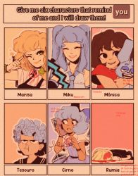 Rule 34 | 2boys, 5girls, ;), ^ ^, aqua hair, ascot, bad id, bad tumblr id, black dress, black hair, black skirt, blonde hair, blood, blouse, blue dress, blue hair, blue ribbon, bow, bowtie, braid, brown eyes, brown hair, character name, cirno, closed eyes, detached sleeves, dress, dress shirt, el chavo del 8, el chavo del ocho, english text, facing down, hair bow, hair ribbon, hat, hatsune miku, holding, holding phone, holding toy, ice, ice wings, kirisame marisa, linmiee, long hair, monica (turma da monica), monica sousa, multiple boys, multiple girls, necktie, hugging object, on floor, one eye closed, outline, phone, pointing, pointing at self, pout, quico, rabbit, red bow, red neckwear, red ribbon, red shirt, ribbon, rumia, sailor collar, sansao (turma da monica), shirt, short hair, short sleeves, simple background, single braid, skirt, sleeveless, smile, standing, striped, stuffed animal, stuffed toy, t-shirt, talking on phone, touhou, toy, turma da monica, twintails, vest, vocaloid, white outline, white shirt, wings, wink, yellow eyes