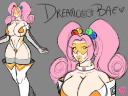 Rule 34 | 1girl, breasts, cleavage, game console, hair ornament, highleg, highleg leotard, highres, huge breasts, leotard, multiple girls, navel, open clothes, personification, pink hair, rudiequeen, sega, sega dreamcast, sketch, thick lips, thighhighs, twintails, visor