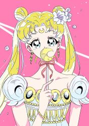 Rule 34 | bishoujo senshi sailor moon, highres, moon stick, pink background, princess serenity, tagme