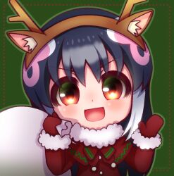 Rule 34 | african penguin (kemono friends), animal costume, black hair, hikarikmy, kemono friends, kemono friends v project, long hair, multicolored hair, penguin costume, pink hair, straight hair, virtual youtuber, white hair