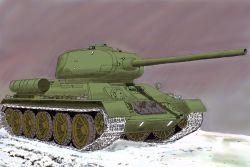 Rule 34 | artist request, military, military vehicle, motor vehicle, no humans, original, purple background, snow, t-34, t-34-85, t-34/85, tank, vehicle focus