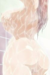 Rule 34 | 00s, 1girl, animated, animated gif, ass, breasts, brown hair, third-party edit, head out of frame, hitozuma kasumi-san, huge breasts, indoors, long hair, matsubara kasumi, mature female, nipples, nude, shower, solo, stitched, third-party edit