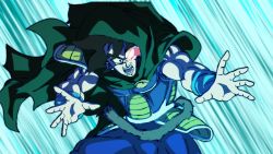 Rule 34 | 1boy, armor, bardock, black hair, black robe, blue background, blue pants, blue wristband, codyaka99, commentary, derivative work, dragon ball, dragon ball super, english commentary, facial scar, highres, male focus, comic panel redraw, monkey tail, muscular, muscular male, official style, open mouth, pants, red-tinted eyewear, robe, saiyan armor, scar, scar on cheek, scar on face, shintani naohiro (style), shoulder pads, solo, speed lines, spiked hair, tail, tail wrap, tinted eyewear, v-shaped eyebrows, wristband