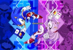 3girls 5boys america_senpai amy_rose animal_ears blaze_the_cat cat_ears cat_tail commentary contrast cream_the_rabbit dr._eggman eggman_nega english_commentary forehead_jewel fox_ears fur-trimmed_gloves fur_trim furry furry_female furry_male gloves green_eyes handheld_game_console highres holding holding_stylus multiple_boys multiple_girls nintendo_ds open_mouth rabbit_ears sonic_(series) sonic_rush sonic_the_hedgehog star_(symbol) stylus tail tails_(sonic) white_gloves yellow_eyes