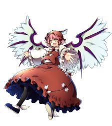 Rule 34 | + +, 1girl, :d, baba (baba seimaijo), bird wings, frilled skirt, frills, full body, highres, mystia lorelei, open mouth, pink hair, shirt, short hair, skirt, smile, solo, tachi-e, touhou, transparent background, vest, wide sleeves, wings, yellow eyes