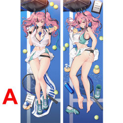 Rule 34 | 1girl, ass, azur lane, bag, ball, bare legs, barefoot, between breasts, black hair, blue footwear, blush, bottle, breasts, bremerton (azur lane), bremerton (scorching-hot training) (azur lane), cleavage, clipboard, closed mouth, clothes lift, commentary, crop top, cross-laced footwear, dakimakura (medium), duffel bag, from above, full body, gluteal fold, hair between eyes, hair intakes, hair ornament, hairclip, hand on own ass, headgear, holding, holding hose, hose, large breasts, looking at viewer, lying, manjuu (azur lane), medium hair, midriff, miniskirt, mole, mole under eye, multicolored hair, multiple views, navel, navel piercing, official alternate costume, on back, on side, panties, parted lips, piercing, pink eyes, pink hair, qi yuan zhi yu, sample watermark, see-through, shirt, shoes, skirt, skirt lift, sleeveless, smile, sneakers, spill, sportswear, streaked hair, sweatband, tank top, tennis ball, tennis court, tennis uniform, thigh gap, thighs, twintails, two-tone hair, underboob, underwear, unworn shoes, water bottle, watermark, wedgie, wet, wet clothes, wet shirt, white panties, white skirt, white tank top, wristband, x hair ornament