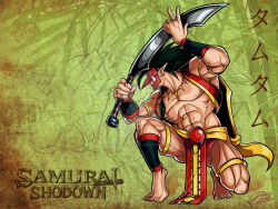 Rule 34 | 1boy, mask, samurai spirits, snk, sword, tagme, tam tam, weapon