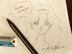 Rule 34 | birthday dedication, hand drawn, kaiou michiru, ogata megumi, sailor neptune, tagme, voice actor