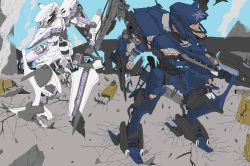 Rule 34 | 03-aaliyah, anjou, armored core, armored core 4, blade, from software, gun, mecha, orleans, robot, shinkai (armored core), weapon